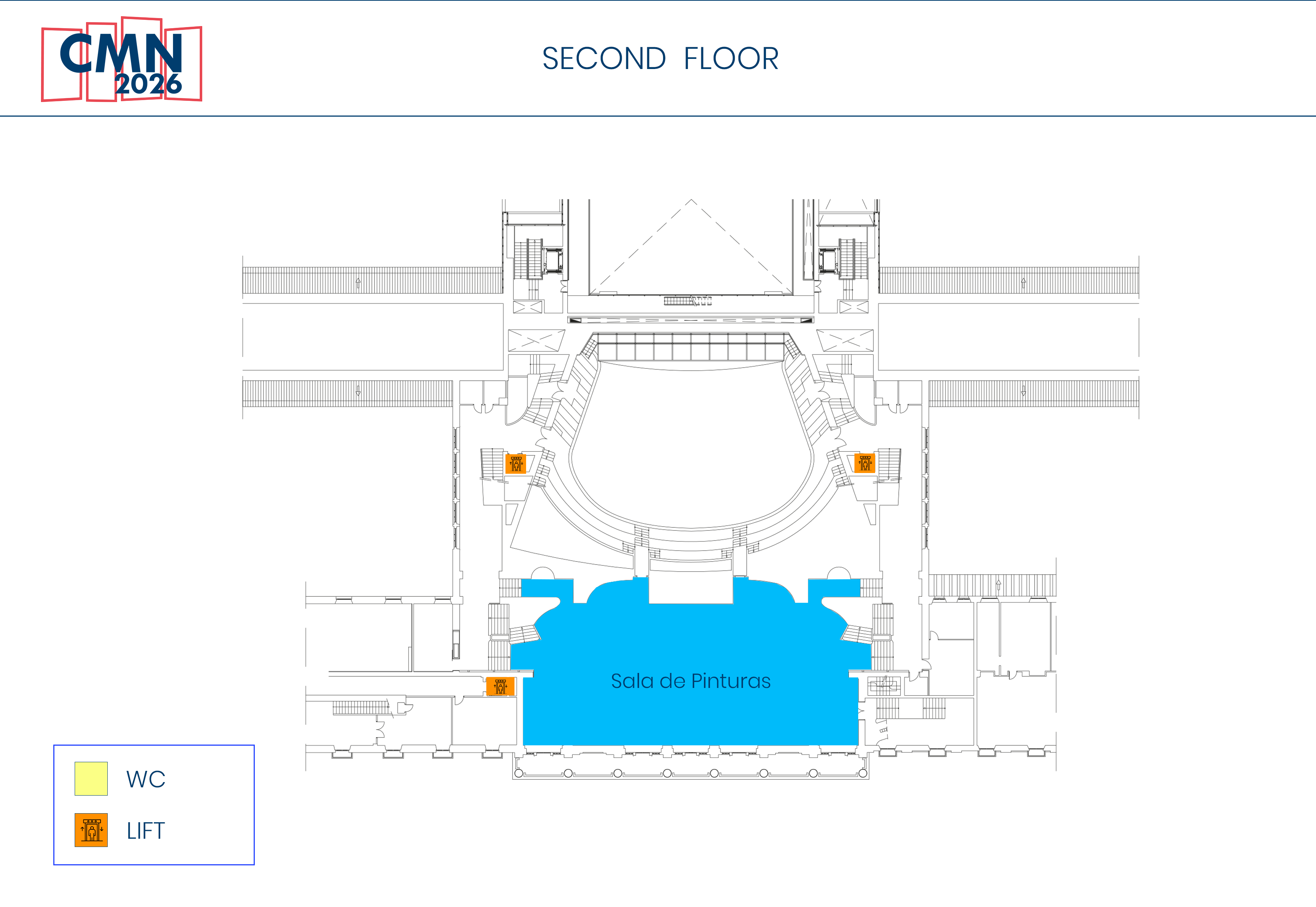 Second Floor Map