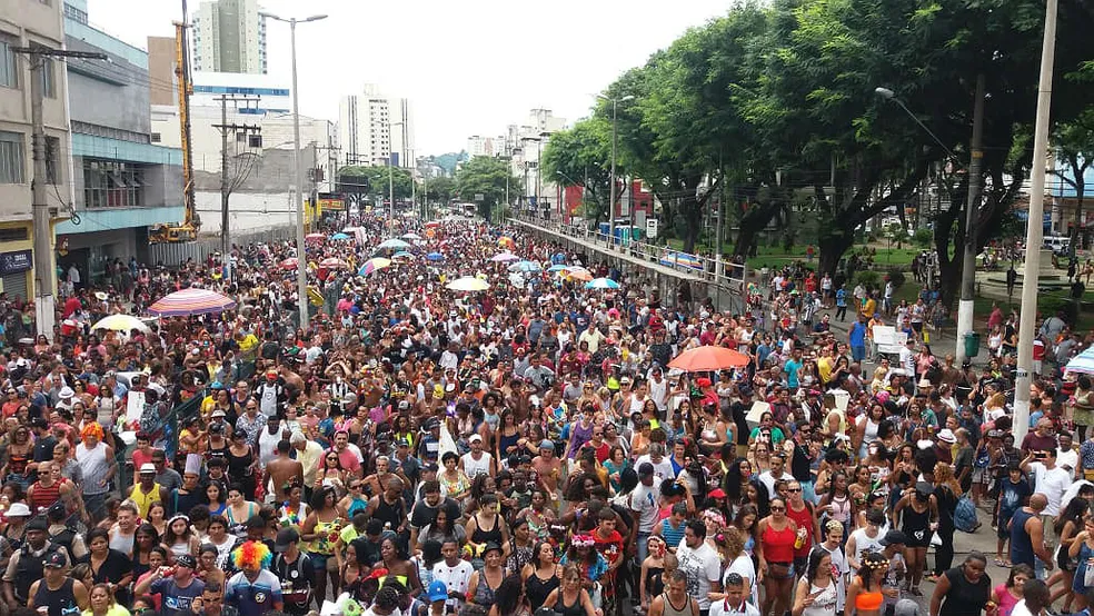 Carnival bloco in Juiz de Fora