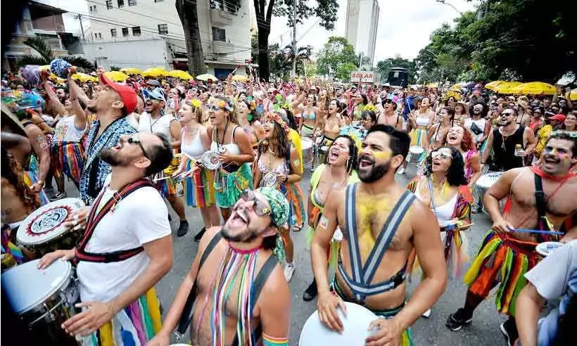 People celebrating Carnival