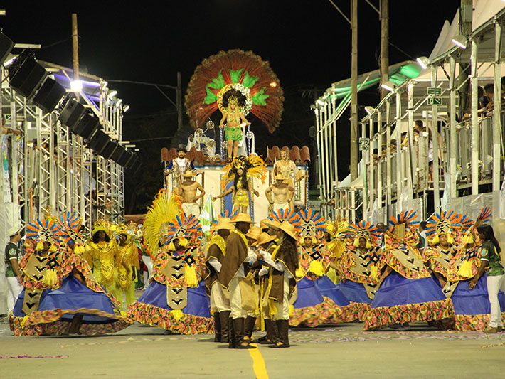 Carnival music and dancing